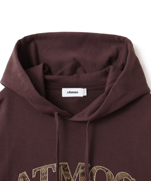atmos(アトモス)の「atmos Python Pattern Logo Hoodie / アトモス パイソン パターン ロゴ フーディ(パーカー・メンズ・グレー/ブラック/ブラウン・M/L/XL)」の14枚目の写真