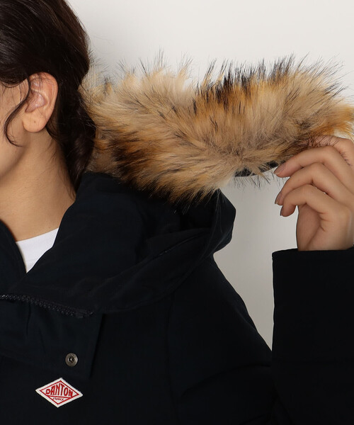 WOMEN'S FAUX FUR HOODED DOWN COAT（ダウンジャケット/コート