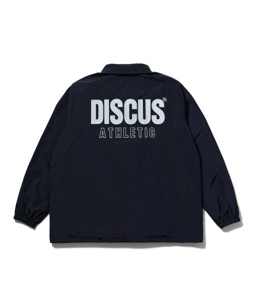 DISCUS ATHLETIC(ディスカス アスレチック)の「レターロゴコーチジャケットネイビー(ナイロンジャケット・メンズ・その他・MEDIUM/SMALL/LARGE)」の2枚目の写真
