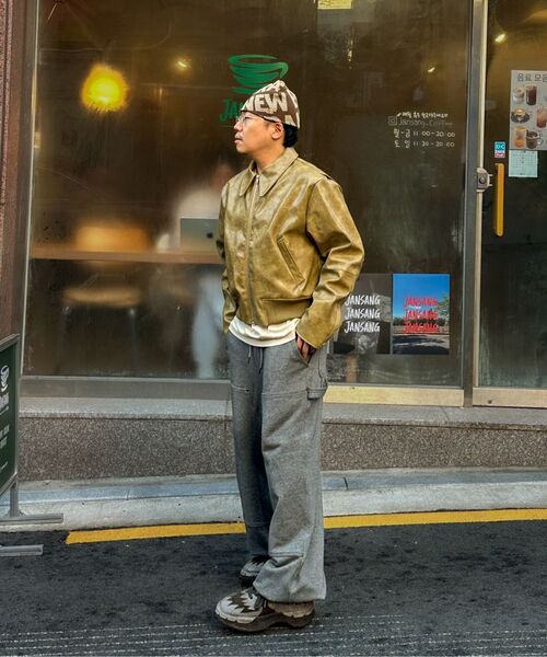 JUAN HOMME（ジュアンオム）の「ダブルニカーペンター スウェットパンツ（メランジグレー）（スウェットパンツ・メンズ・その他・MEDIUM/LARGE/SMALL）」の3枚目の写真