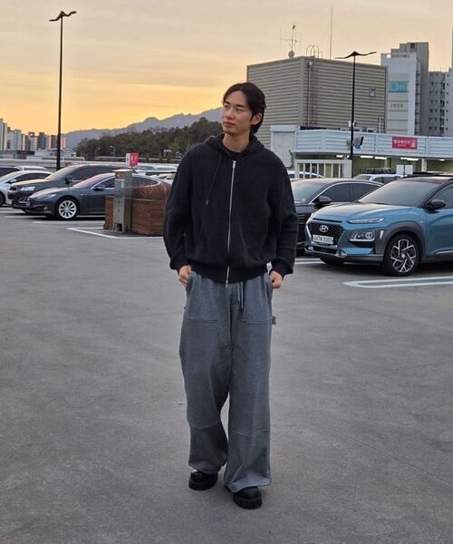 JUAN HOMME（ジュアンオム）の「ダブルニカーペンター スウェットパンツ（メランジグレー）（スウェットパンツ・メンズ・その他・MEDIUM/LARGE/SMALL）」の13枚目の写真