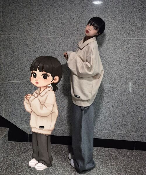 JUAN HOMME（ジュアンオム）の「ダブルニカーペンター スウェットパンツ（メランジグレー）（スウェットパンツ・メンズ・その他・MEDIUM/LARGE/SMALL）」の15枚目の写真