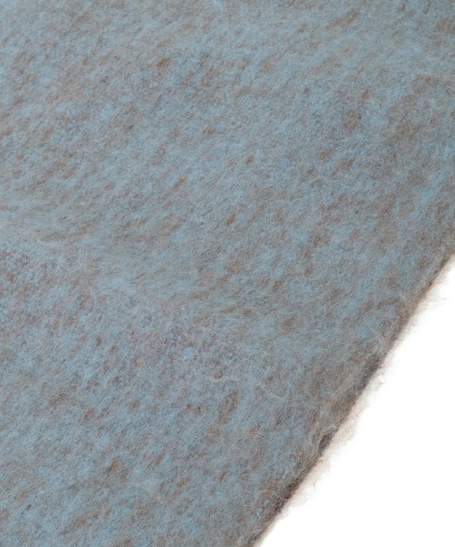 Green　Parks（グリーンパークス）の「・furry rate ヘアリーシャドーカラーマフラー（マフラー・レディース・オレンジ/イエロー/ブルー・FREE）」の6枚目の写真