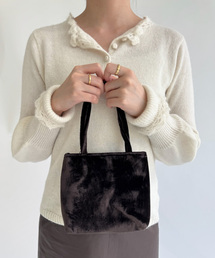 EDIT. FOR LULU | 【haiハイ】Little Velvet Bag(クラッチバッグ)