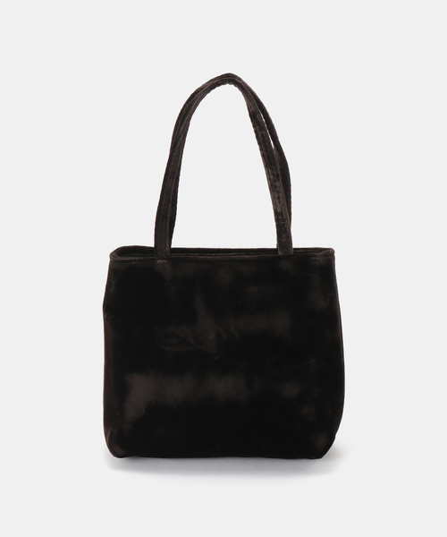 EDIT. FOR LULU（エディットフォールル）の「【haiハイ】Little Velvet Bag（クラッチバッグ・レディース・ブラウン・FREE）」の4枚目の写真