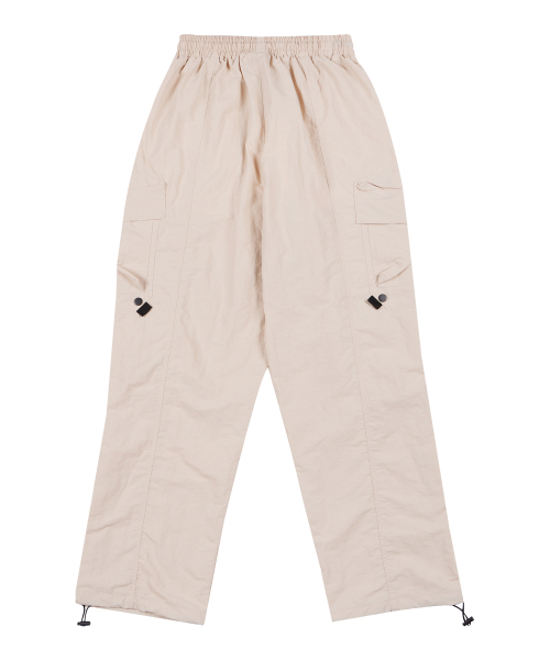 DOUBLE JD（ダブルジェイディー）の「ナイロンカバーカーゴパンツ（クリーム）（スウェットパンツ・メンズ・その他・LARGE/MEDIUM）」の2枚目の写真