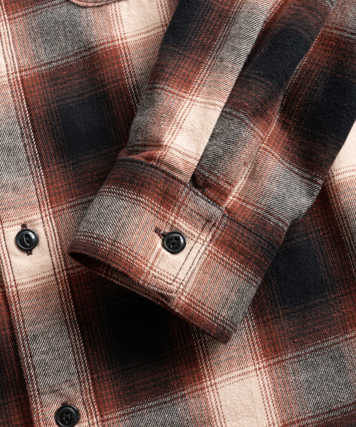 WILD BRICKS(ワイルドブリックス)の「W24 OMBRE PLAID WORK SHIRT (brown)(シャツ/ブラウス・メンズ・その他・LARGE/X-LARGE/MEDIUM)」の6枚目の写真