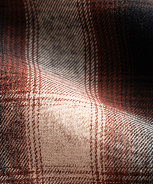 WILD BRICKS(ワイルドブリックス)の「W24 OMBRE PLAID WORK SHIRT (brown)(シャツ/ブラウス・メンズ・その他・LARGE/X-LARGE/MEDIUM)」の8枚目の写真