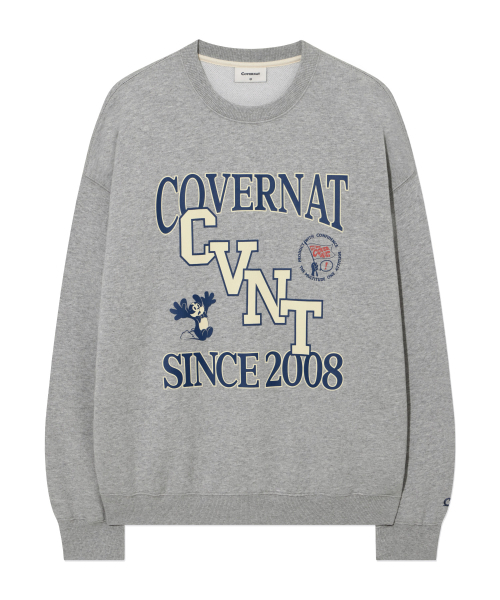 COVERNAT(カバーナット)の「CVNT グラフィック スウェット メランジェグレー(スウェット・メンズ・その他・SMALL/MEDIUM/LARGE/X-LARGE)」の2枚目の写真