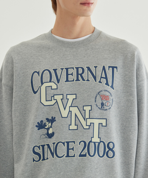 COVERNAT(カバーナット)の「CVNT グラフィック スウェット メランジェグレー(スウェット・メンズ・その他・SMALL/MEDIUM/LARGE/X-LARGE)」の9枚目の写真