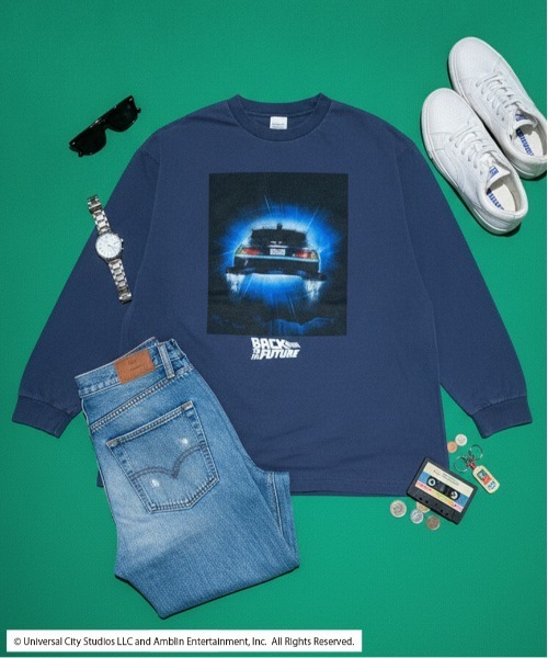minius(ミニウス)の「『バック・トゥ・ザ・フューチャー』ロンT 長袖Tシャツ フォトプリント オーバーサイズ ピグメント加工 ヴィンテージライク ユニセックス ムービー ZOZO限定(Tシャツ/カットソー・メンズ・ホワイト/ホワイト系その他/グレー系その他/ブルー系その他2/ブルー系その他3/ブルー系その他4/ブルー系その他5/ブルー系その他6/ピンク系その他2/ピンク系その他3/ピンク系その他4/ピンク系その他5/ピンク系その他6/ブルー系その他/ピンク系その他/ホワイト系その他2/ホワイト系その他3/ホワイト系その他4/ホワイト系その他5/グレー系その他2/グレー系その他3/グレー系その他4/グレー系その他5/グレー系その他6・MEDIUM/LARGE/X-LARGE)」の15枚目の写真