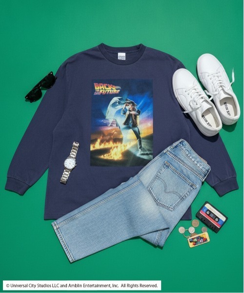 minius(ミニウス)の「『バック・トゥ・ザ・フューチャー』ロンT 長袖Tシャツ フォトプリント オーバーサイズ ピグメント加工 ヴィンテージライク ユニセックス ムービー ZOZO限定(Tシャツ/カットソー・メンズ・ホワイト/ホワイト系その他/グレー系その他/ブルー系その他2/ブルー系その他3/ブルー系その他4/ブルー系その他5/ブルー系その他6/ピンク系その他2/ピンク系その他3/ピンク系その他4/ピンク系その他5/ピンク系その他6/ブルー系その他/ピンク系その他/ホワイト系その他2/ホワイト系その他3/ホワイト系その他4/ホワイト系その他5/グレー系その他2/グレー系その他3/グレー系その他4/グレー系その他5/グレー系その他6・MEDIUM/LARGE/X-LARGE)」の16枚目の写真