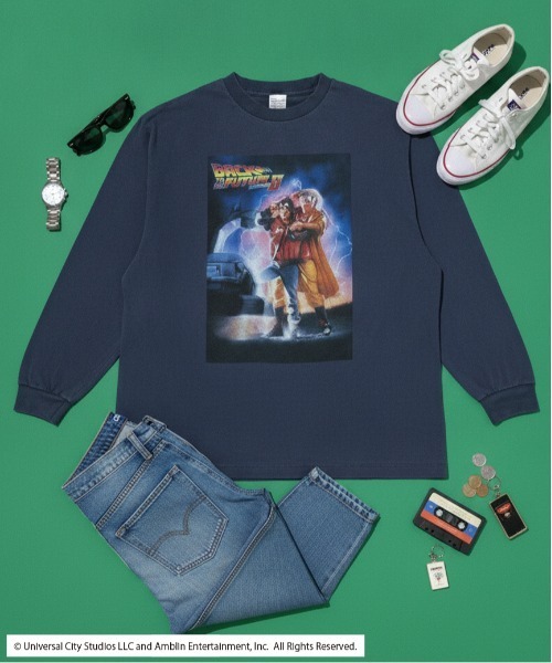 minius(ミニウス)の「『バック・トゥ・ザ・フューチャー』ロンT 長袖Tシャツ フォトプリント オーバーサイズ ピグメント加工 ヴィンテージライク ユニセックス ムービー ZOZO限定(Tシャツ/カットソー・メンズ・ホワイト/ホワイト系その他/グレー系その他/ブルー系その他2/ブルー系その他3/ブルー系その他4/ブルー系その他5/ブルー系その他6/ピンク系その他2/ピンク系その他3/ピンク系その他4/ピンク系その他5/ピンク系その他6/ブルー系その他/ピンク系その他/ホワイト系その他2/ホワイト系その他3/ホワイト系その他4/ホワイト系その他5/グレー系その他2/グレー系その他3/グレー系その他4/グレー系その他5/グレー系その他6・MEDIUM/LARGE/X-LARGE)」の17枚目の写真