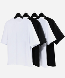 [4PACK]クールコットンベーシックTシャツ