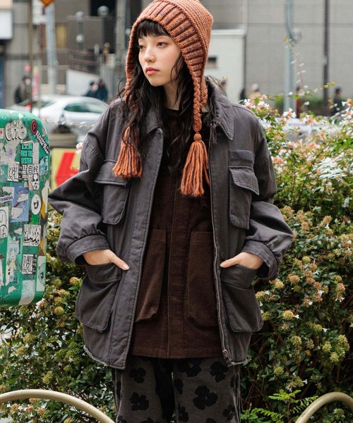 中綿ミリタリーポケジャケット（ブルゾン）｜niko and（ニコアンド