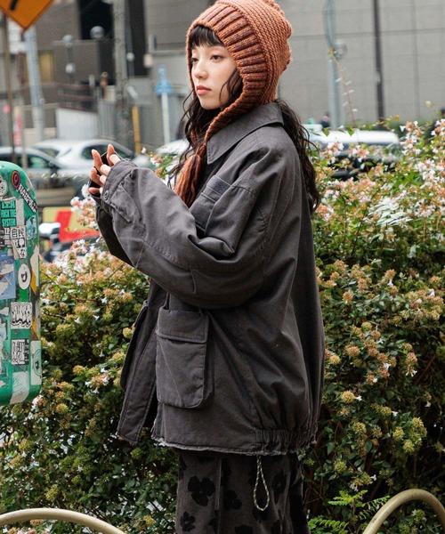 セール】中綿ミリタリーポケジャケット（ブルゾン）｜niko and