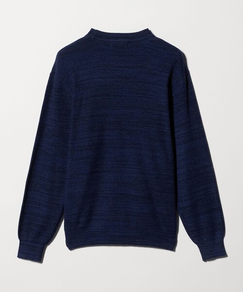 A DAY IN THE LIFE UNITED ARROWS(アデイインザライフユナイテッドアローズ)の「ハイゲージ メランジ ワッフルニット-ウォッシャブル-<A DAY IN THE LIFE>(ニット/セーター・メンズ・ワイン/ダークグレー/ネイビー・S/L/M)」の4枚目の写真