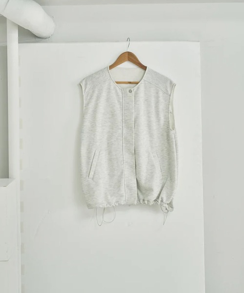 merrylatte（メリーラテ）の「sweat balloon best（ベスト・レディース・アイボリー・FREE）」の2枚目の写真