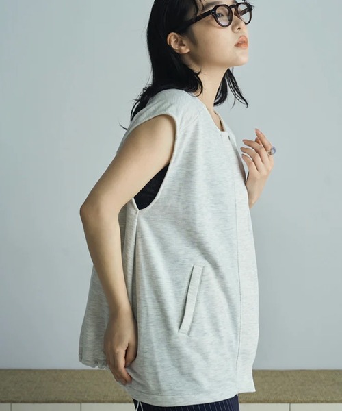 merrylatte（メリーラテ）の「sweat balloon best（ベスト・レディース・アイボリー・FREE）」の6枚目の写真