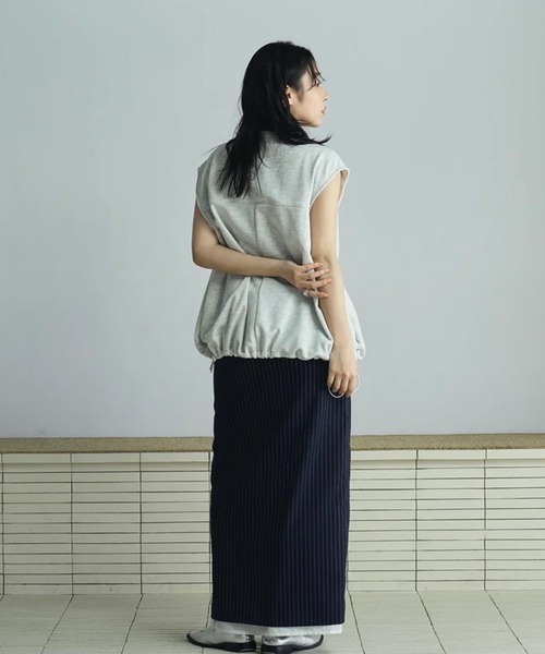 merrylatte（メリーラテ）の「sweat balloon best（ベスト・レディース・アイボリー・FREE）」の13枚目の写真