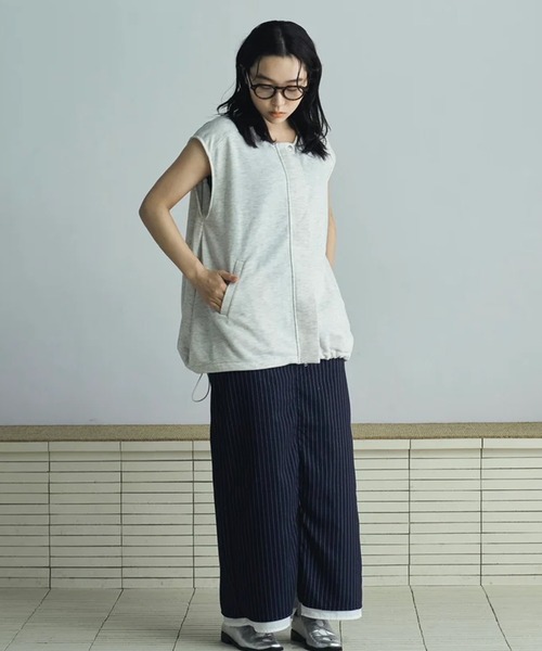 merrylatte（メリーラテ）の「sweat balloon best（ベスト・レディース・アイボリー・FREE）」の15枚目の写真