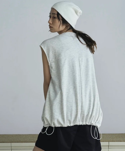merrylatte（メリーラテ）の「sweat balloon best（ベスト・レディース・アイボリー・FREE）」の20枚目の写真