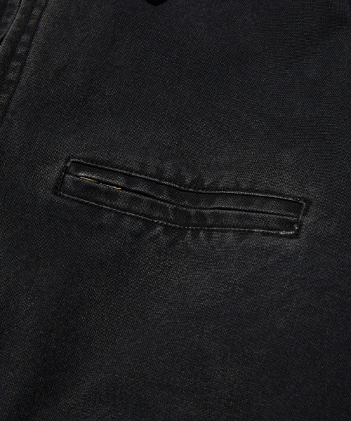 suade（スエード）の「WASHED WORK JACKET [BLACK]（デニムジャケット・レディース・その他・MEDIUM/LARGE）」の4枚目の写真