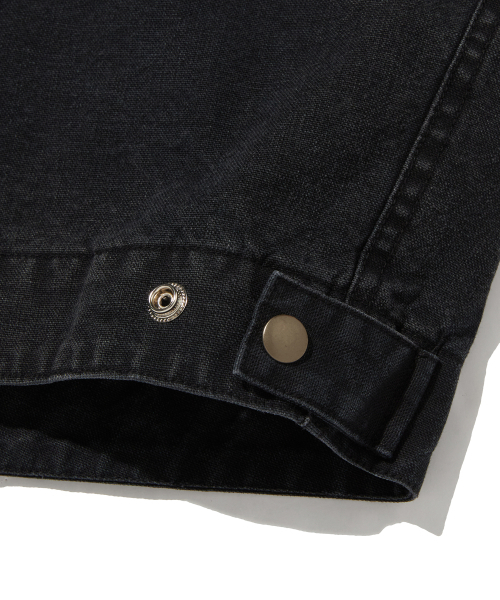 suade（スエード）の「WASHED WORK JACKET [BLACK]（デニムジャケット・レディース・その他・MEDIUM/LARGE）」の8枚目の写真