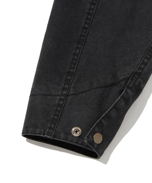 suade（スエード）の「WASHED WORK JACKET [BLACK]（デニムジャケット・レディース・その他・MEDIUM/LARGE）」の9枚目の写真