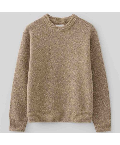 FABREGAT(ファブレガ)の「ロゼッタウールネプサニット (3COLOR)(ニット/セーター・レディース・ブラック/ベージュ/ブルー・2/3)」の2枚目の写真