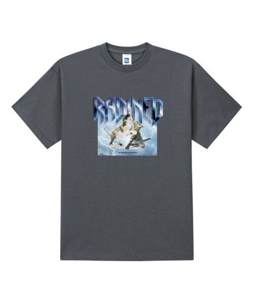 RADINEO(ラディネオ)の「キャットアンドパンチンググレー半袖Tシャツ(Tシャツ/カットソー・メンズ・その他・LARGE/MEDIUM/SMALL/X-LARGE)」の1枚目の写真
