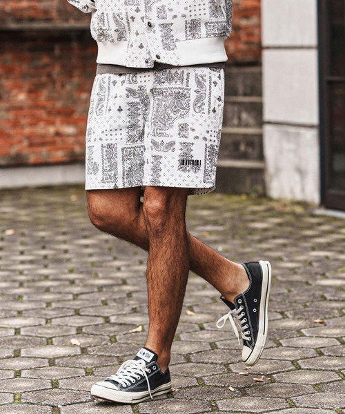 felkod(フィルコッド)の「mp14430-Bandana Pattern Short Pants ショートパンツ(F26S150)(その他パンツ・メンズ・ホワイト/ブラック・S/M/L)」の4枚目の写真
