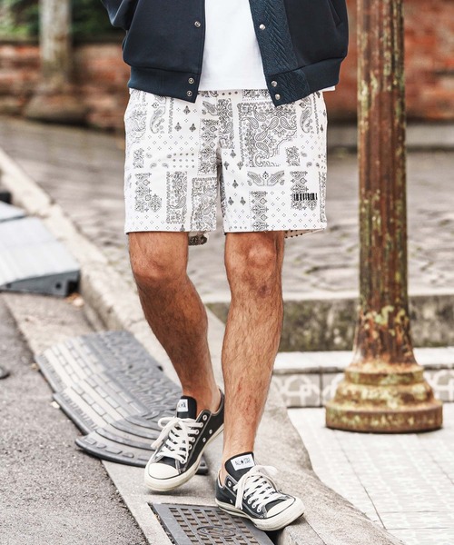 felkod(フィルコッド)の「mp14430-Bandana Pattern Short Pants ショートパンツ(F26S150)(その他パンツ・メンズ・ホワイト/ブラック・S/M/L)」の6枚目の写真