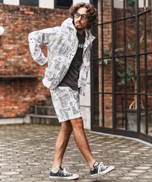 felkod(フィルコッド)の「mp14430-Bandana Pattern Short Pants ショートパンツ(F26S150)(その他パンツ・メンズ・ホワイト/ブラック・S/M/L)」の9枚目の写真