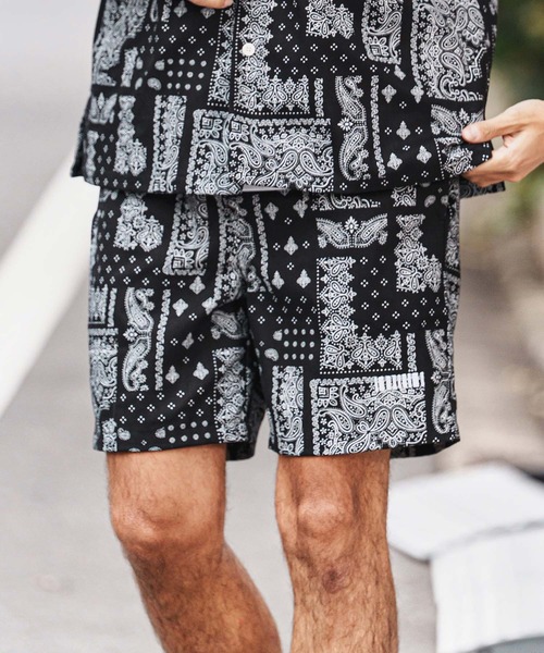 felkod(フィルコッド)の「mp14430-Bandana Pattern Short Pants ショートパンツ(F26S150)(その他パンツ・メンズ・ホワイト/ブラック・S/M/L)」の11枚目の写真