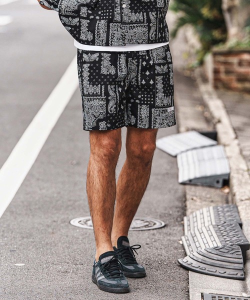 felkod(フィルコッド)の「mp14430-Bandana Pattern Short Pants ショートパンツ(F26S150)(その他パンツ・メンズ・ホワイト/ブラック・S/M/L)」の15枚目の写真