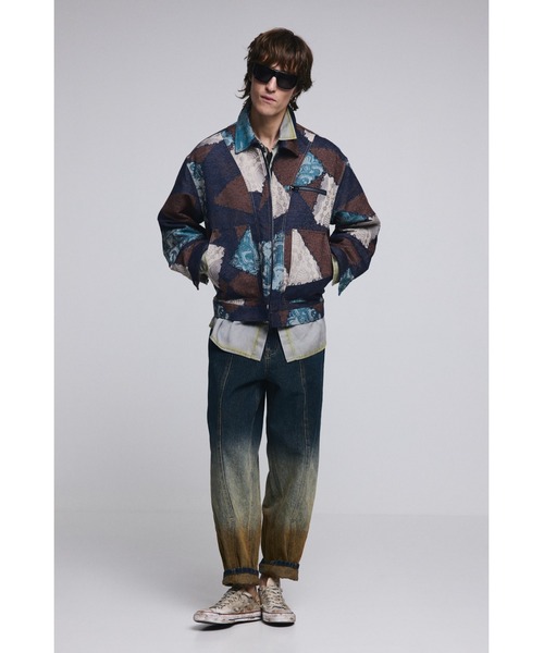 Desigual(デシグアル)の「パッチワークカモフラージュジャケット / グラデーションハンターカラー(チェスターコート・メンズ・マルチ・S/M)」の5枚目の写真