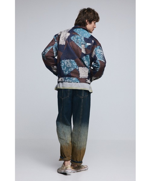 Desigual(デシグアル)の「パッチワークカモフラージュジャケット / グラデーションハンターカラー(チェスターコート・メンズ・マルチ・S/M)」の6枚目の写真