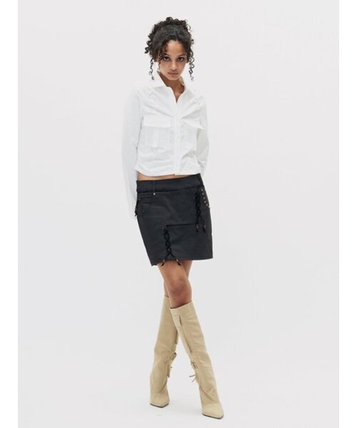 SETSETSET(セットセットセット)の「CROSSOVER BOHEMIAN SKIRT PANTS BLACK(スカート・レディース・その他・SMALL)」の1枚目の写真