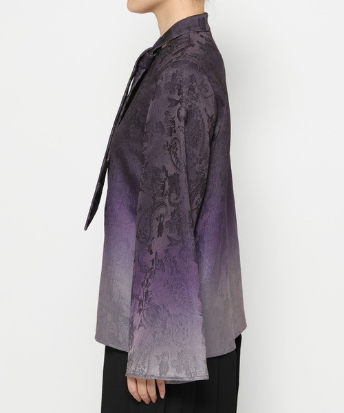 グラデーションジャガードボウタイシャツ(HARE)（シャツ/ブラウス