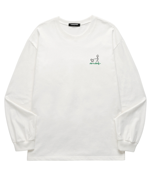 VANNWORKS(バンワークス)の「CHI CHI PARK ロングスリーブ (VLS0071) ホワイト(Tシャツ/カットソー・レディース・その他・SMALL/MEDIUM/LARGE/X-LARGE/XX-LARGE)」の1枚目の写真