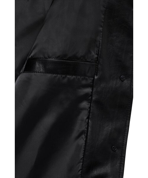 CURRENT（カレント）の「CROP LEATHER JACKET [BLACK]（ライダースジャケット・レディース・その他・FREE）」の7枚目の写真