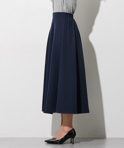 slattgir(スラットジール)の「高身長 きれいめダブルクロスシンプルロングフレアスカート(トールサイズ)(スカート・レディース・ネイビー/ブラック・TM/TL/TLL/T3L/T4L/T5L)」の20枚目の写真