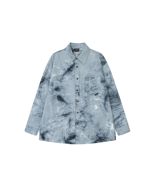 KINETICLO(キネティクロ)の「タイダイナイロンシャツ(ライトグレー)(シャツ/ブラウス・レディース・その他・MEDIUM/LARGE)」の2枚目の写真