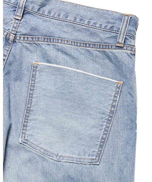 uniform experiment（ユニフォームエクスペリメント）の「DAMAGED BOLD-FIT JEANS（デニムパンツ・メンズ・ブラック/インディゴブルー・5/4/3/2/1）」の14枚目の写真