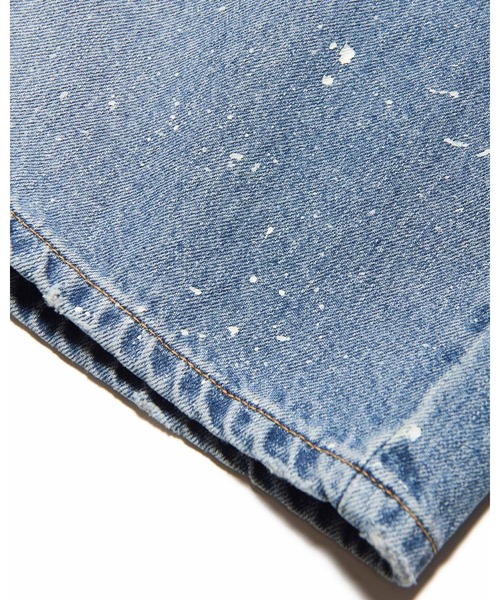 uniform experiment（ユニフォームエクスペリメント）の「DAMAGED BOLD-FIT JEANS（デニムパンツ・メンズ・ブラック/インディゴブルー・5/4/3/2/1）」の15枚目の写真