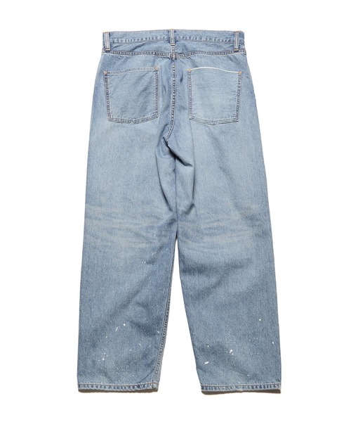 uniform experiment（ユニフォームエクスペリメント）の「DAMAGED BOLD-FIT JEANS（デニムパンツ・メンズ・ブラック/インディゴブルー・5/4/3/2/1）」の11枚目の写真