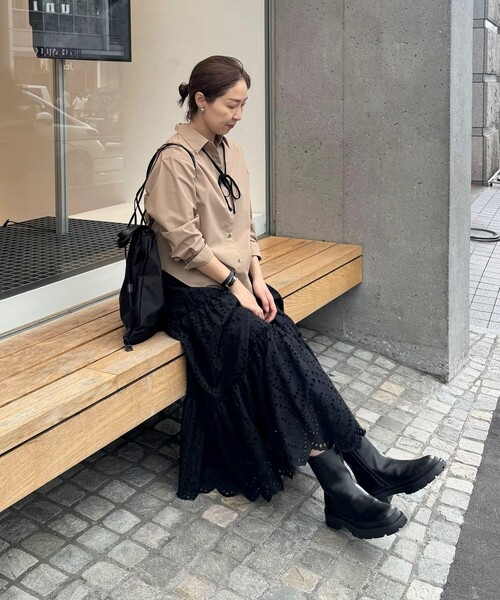 NOLLEY’S（ノーリーズ）の「タンクショートブーツ（ブーツ・レディース・ブラック・23/24/23.5）」の4枚目の写真