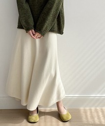 ロングニットスカート