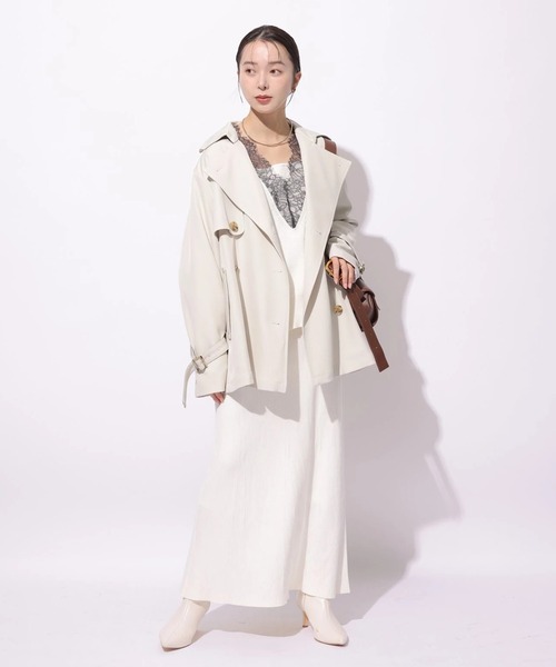 Mystrada（マイストラーダ）の「リブニットスカート（スカート・レディース・グレー/ベージュ系その他/ホワイト・38/36）」の8枚目の写真